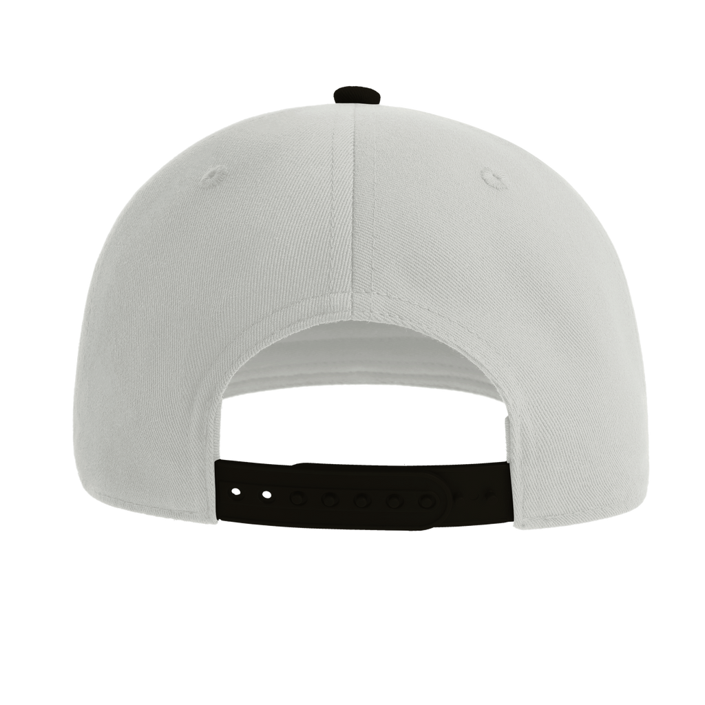 Casquette Snapback à visière plate UNMORA - Contraste Bicolore & Broderie Enso
