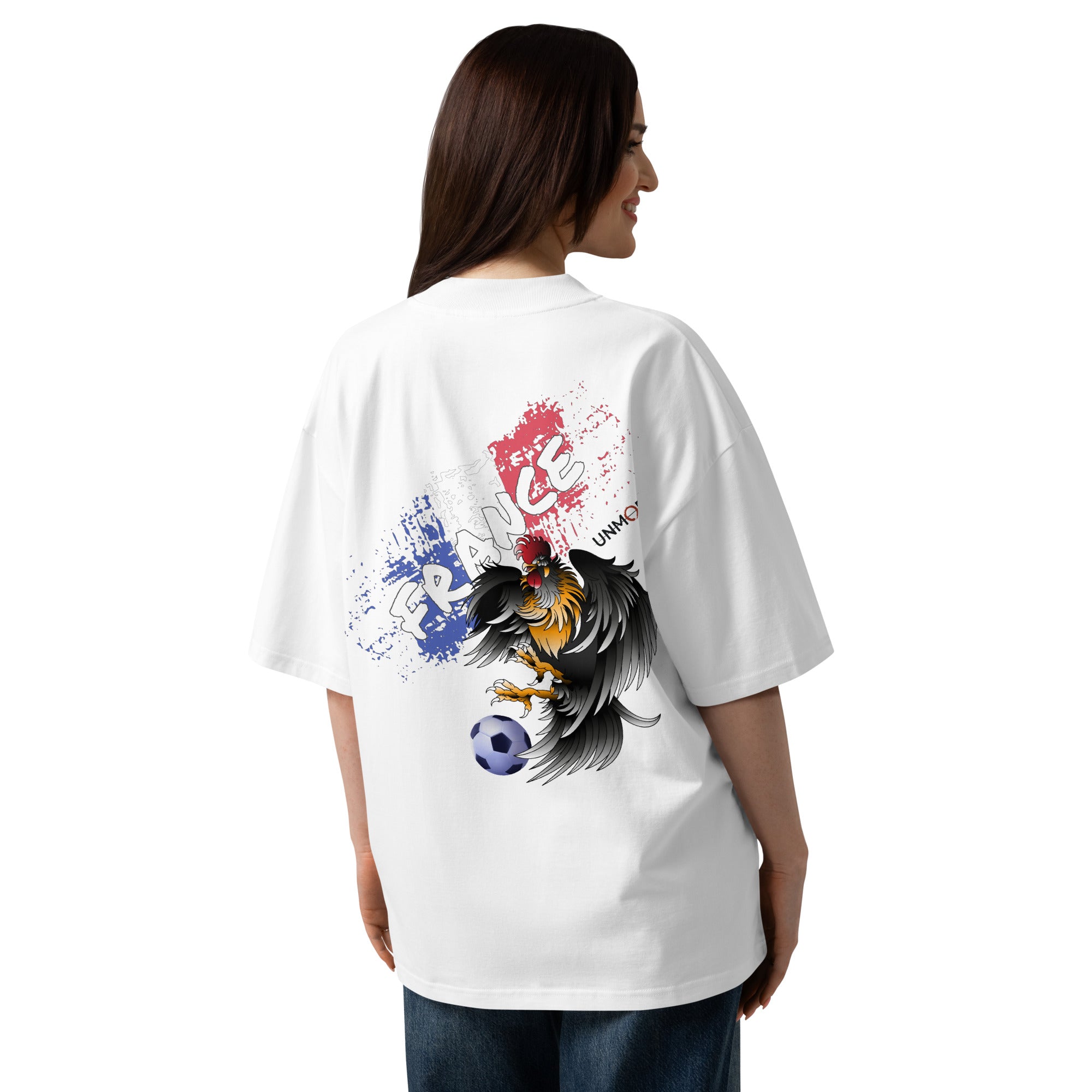 femme-tshirt-blanc-supporter-france