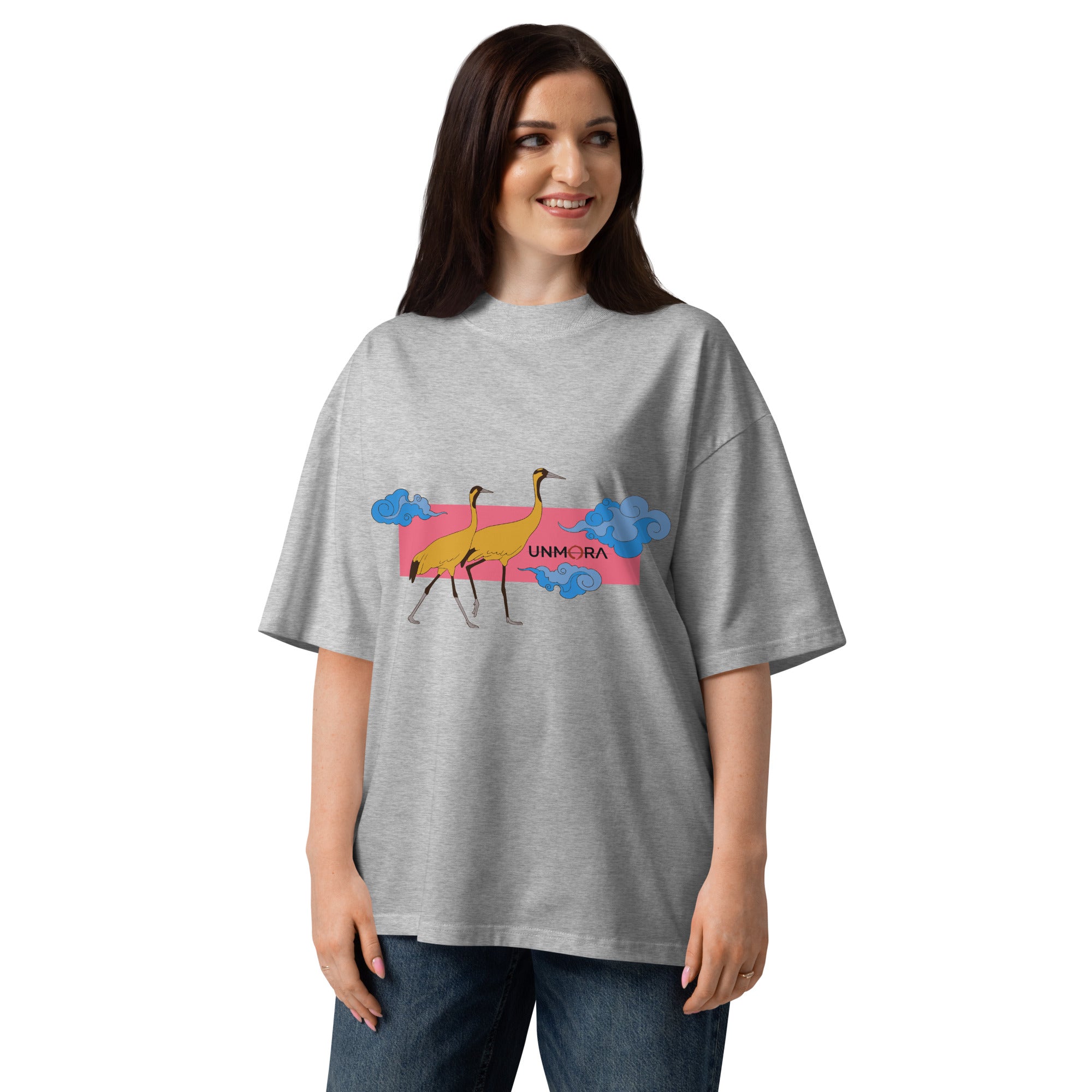 femme-tshirt-gris-grue