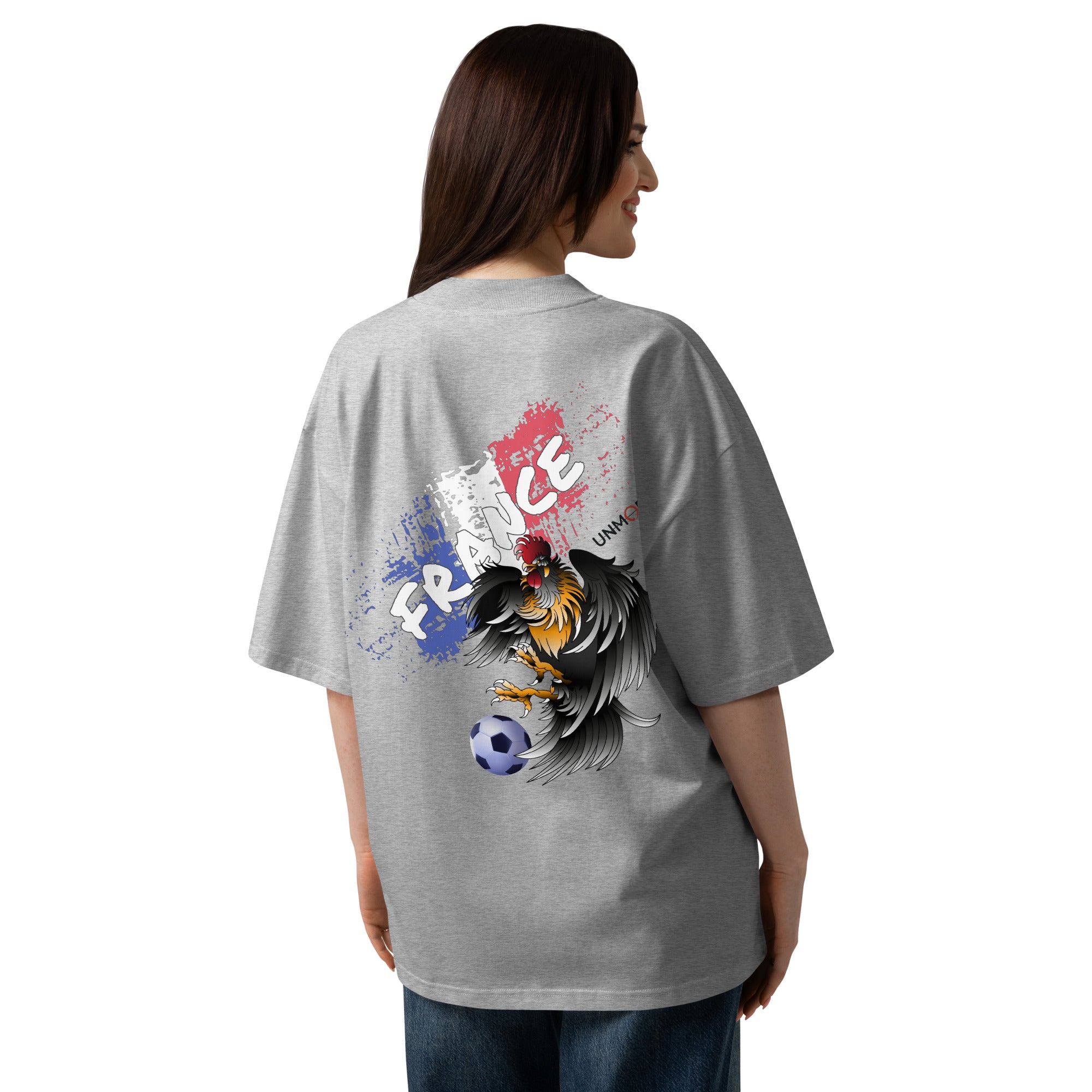 femme-tshirt-gris-supporter-france