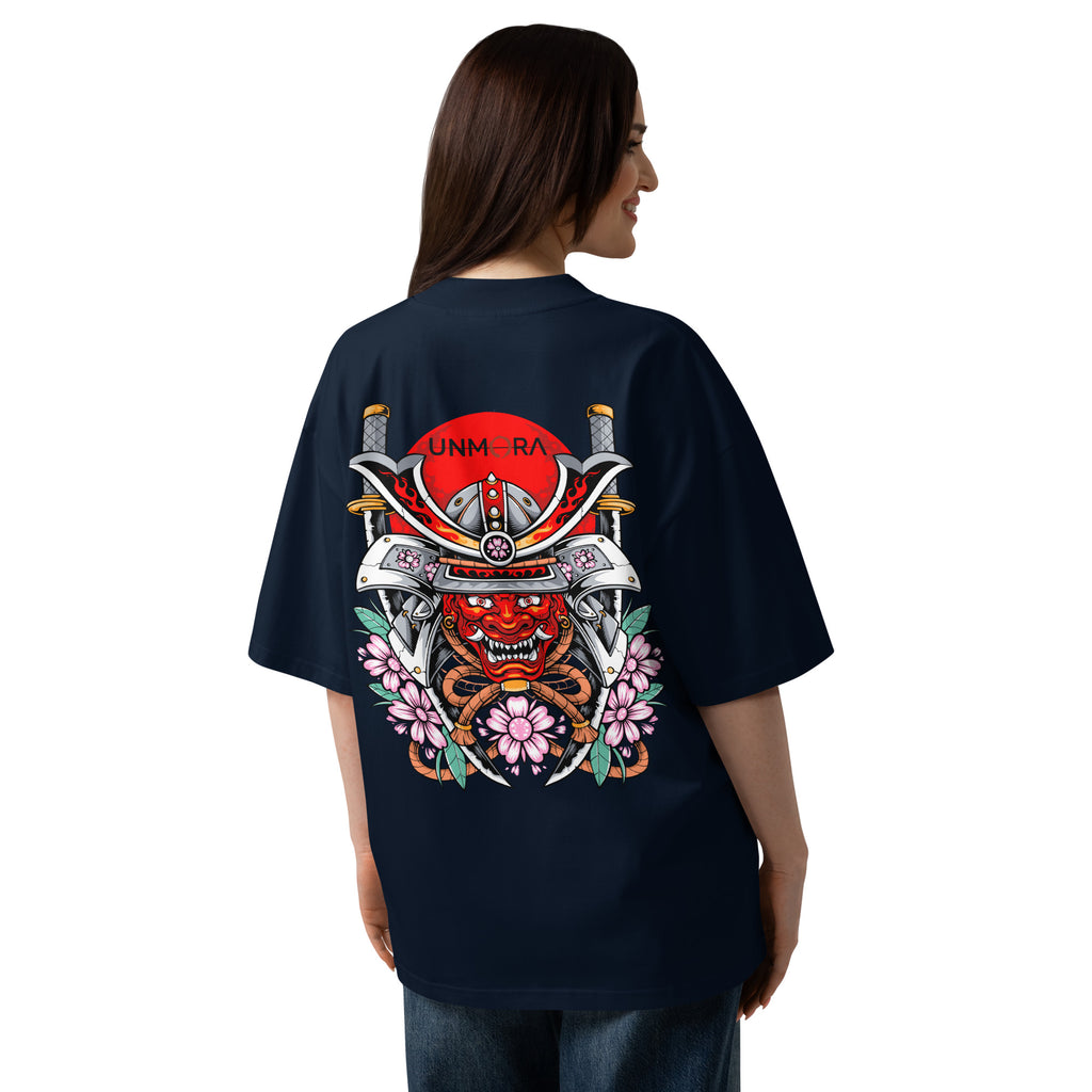 femme-tshirt-navy-oni