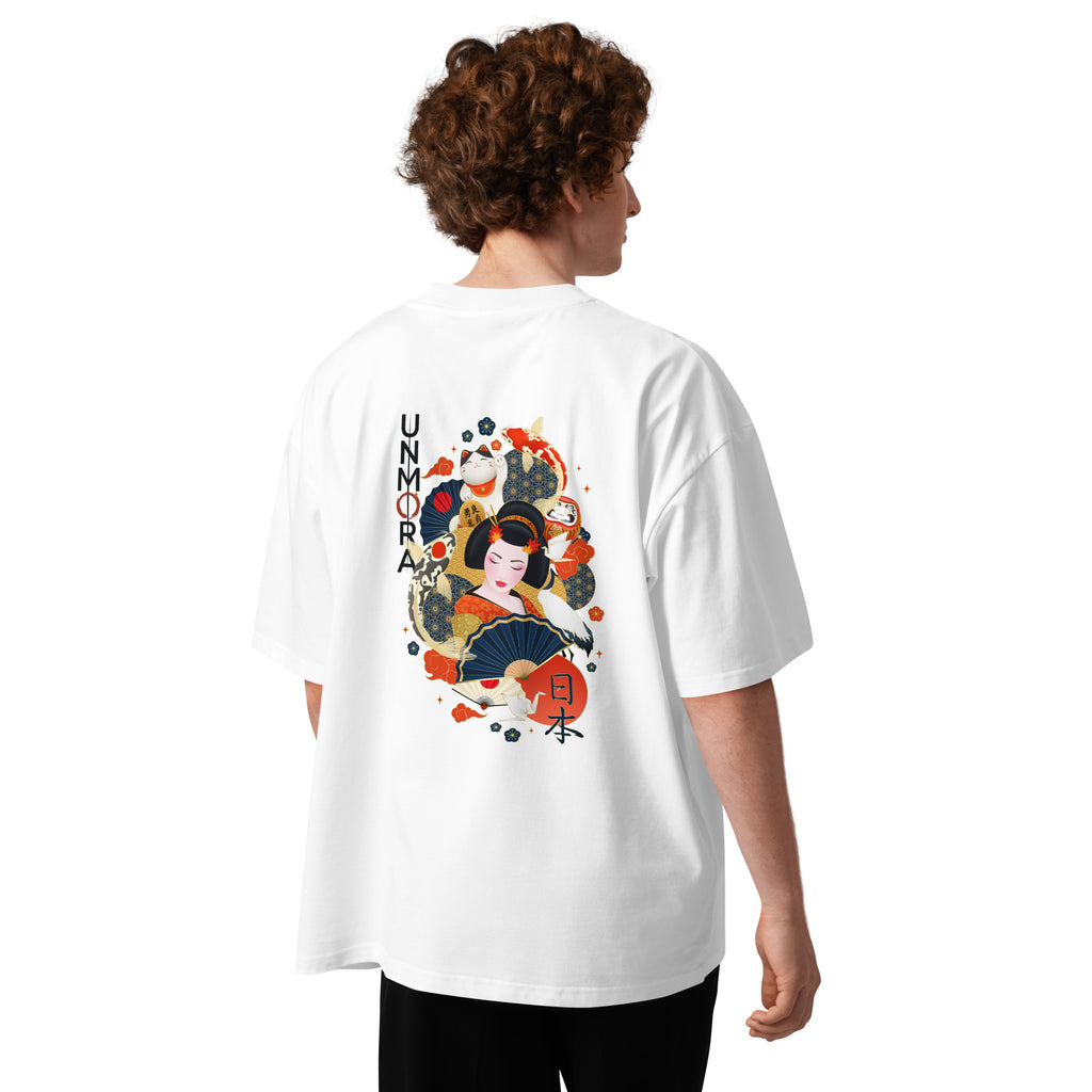 homme-tshirt-blanc-geisha