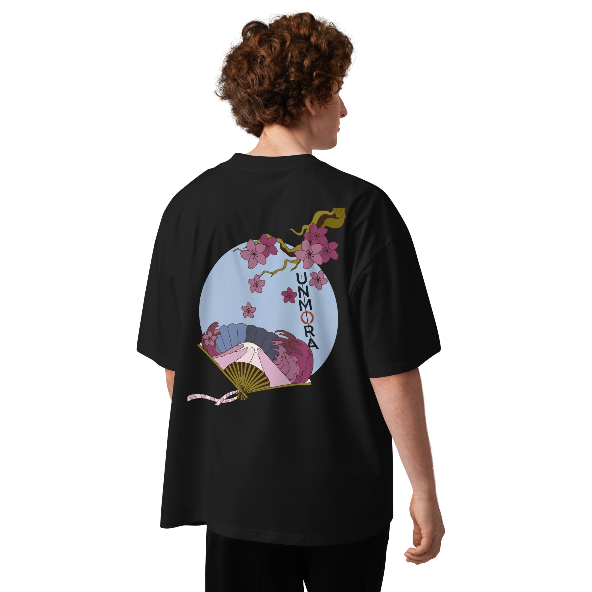 homme-tshirt-noir-sakura